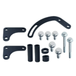 Compatible With 350 Small Block Chevy Long Water Pump SBC Power Steering Pump Bracket 350 V-Belt Slotted Adjustable LWP 305 327 383 5.0L 5.7L V8 - 圖片 2