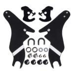 22" Motorcycle Sissy Bar Backrest Pad Compatible with Harley Touring Models (2009-2024） - Сурет 5