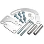 Compatible With 350 Small Block Chevy Long Water Pump SBC Power Steering Pump Bracket 350 V-Belt Slotted Adjustable LWP 305 327 383 5.0L 5.7L V8 - 圖片 3