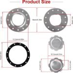 Billet Aluminum Easy Fill Fuel Cell Gas Cap With 12 Hole Cell Bung and Gasket — изображение 3