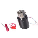 ⁦Racing Red Flame Led Exhaust Muffler Tip Carbon Fiber Racing Automobile Car Tail Pipe Light 2.5 Inch Inlet 4 Inch Outlet⁩ - الصورة ⁦11⁩