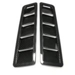 ⁦2PCS Universal Car Hood Vent Louver Scoop Cover Air Flow Intake Cooling Panel⁩ - الصورة ⁦8⁩