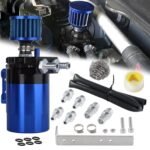 Baffled Oil Catch Can Kit Reservoir Tank with Breather Filter - Сурет 17