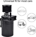 Baffled Oil Catch Can Kit Reservoir Tank with Breather Filter - Сурет 6