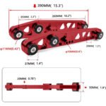Rear Lower Control Arm Subframe Brace Tie Bar Kit For 92-95 Honda Civic EG — изображение 8