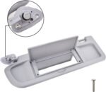 ⁦Left Driver & Right Passenger Side Sun Visor for Honda Civic 2006-2011 Light Gray 83280-SNA-A01ZC⁩ - الصورة ⁦2⁩