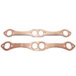 ⁦For SB Chevy 327 305 350 Reusable SBC Oval Port Copper Header Exhaust Gaskets⁩ - الصورة ⁦5⁩