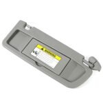 ⁦Left Driver & Right Passenger Side Sun Visor for Honda Civic 2006-2011 Light Gray 83280-SNA-A01ZC⁩ - الصورة ⁦9⁩