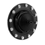 Black Fire-Resistant Gas Tank Filler Cap 150mm with Air Vent - Compatible with Honda CBR, CB Series - Сурет 6