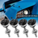 4 X Push Button Quick Release Hood Bonnet Pins Lock Clip Car Bumper Latch Kit - 圖片 17