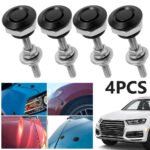 4 X Push Button Quick Release Hood Bonnet Pins Lock Clip Car Bumper Latch Kit - 圖片 18