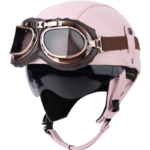 Retro German Motorcycle Half Helmet DOT Certified - I06 - Ảnh 27