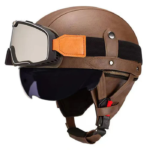 Retro German Motorcycle Half Helmet DOT Certified - I06 - Ảnh 9