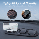 Woyuosn Multifunction Car Mat with Phone Holder Hidden Number Plate - Сурет 5