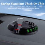 Woyuosn Multifunction Car Mat with Phone Holder Hidden Number Plate - Сурет 7