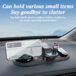 Woyuosn Multifunction Car Mat with Phone Holder Hidden Number Plate - Сурет 2