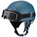 Retro German Motorcycle Half Helmet DOT Certified - I06 - Ảnh 24