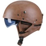 Retro German Motorcycle Half Helmet DOT Certified - I06 - Ảnh 7