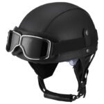 Retro German Motorcycle Half Helmet DOT Certified - I06 - Ảnh 12