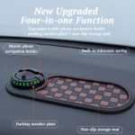 Woyuosn Multifunction Car Mat with Phone Holder Hidden Number Plate - Сурет 3